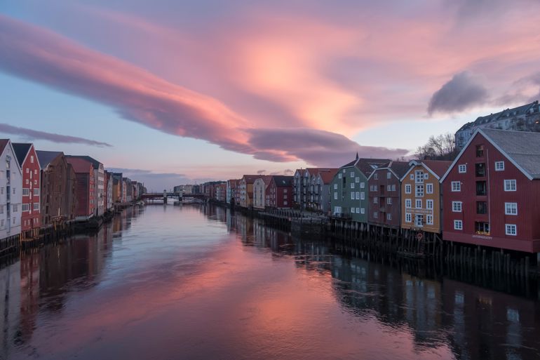 Foto: Bryggene i trondheim
