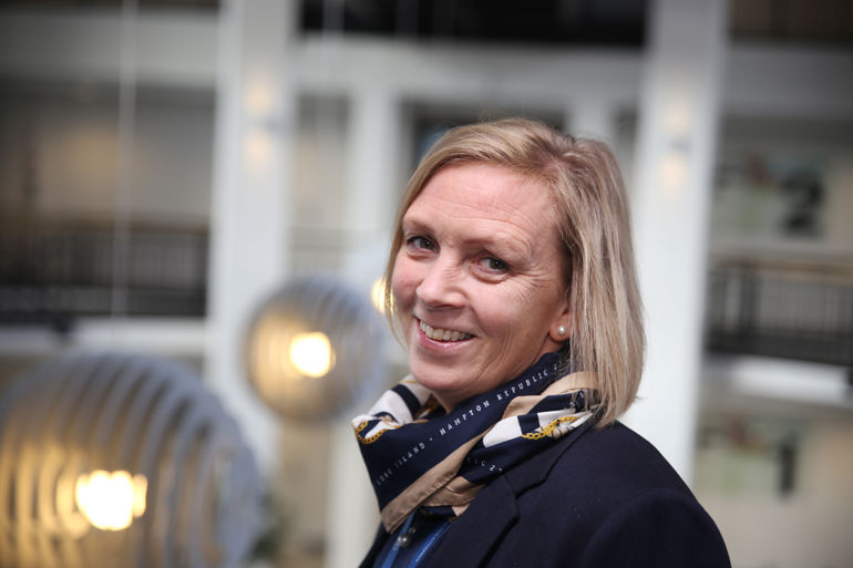 Prosjektleder informasjonsforvaltning Hilde Grimnes Olsen.