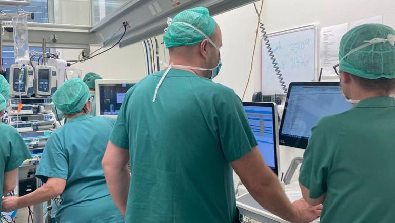Bildet viser parallell journalføring ved St. Olavs hospital