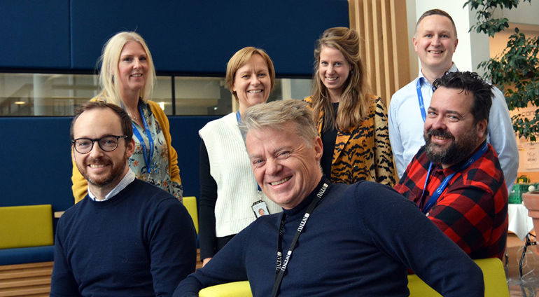 Ansatte i seksjon Forskning og innovasjon.