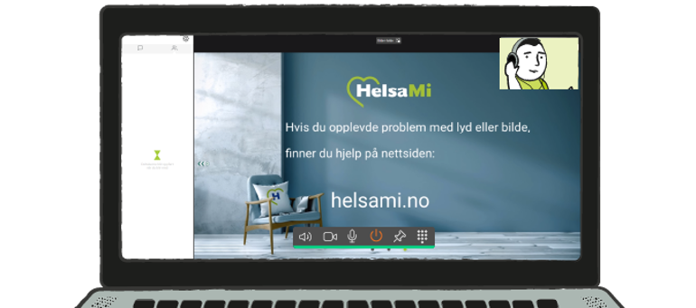 Skjermbilde PC digitalt venterom